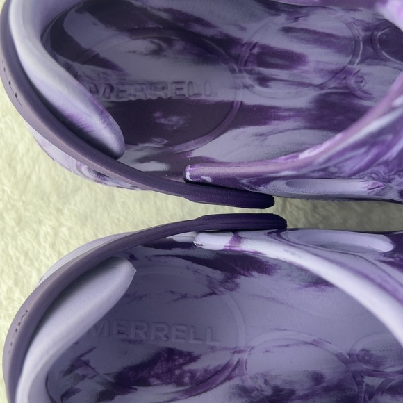 Merrell Shoes Mens 8 Purple Hydro Moc Clog Sandals Tie Dye Slip On main image 9